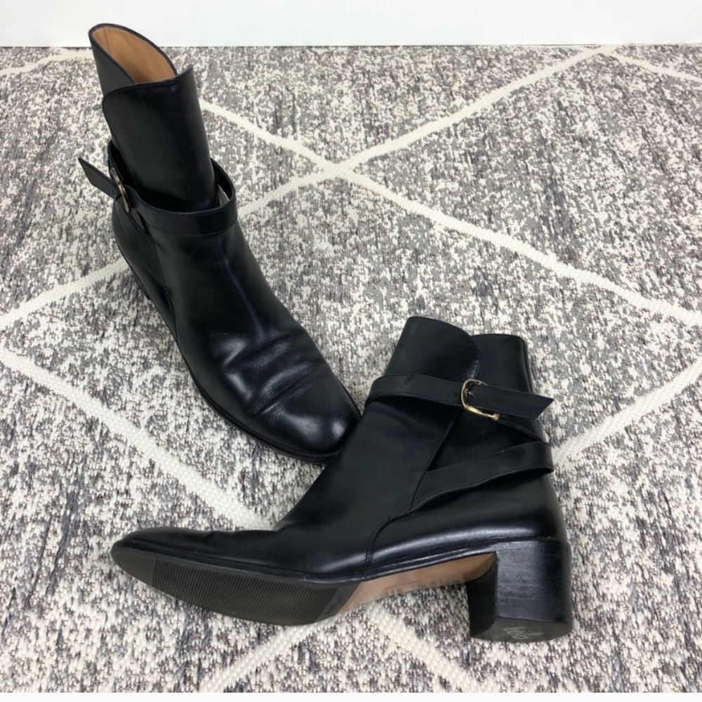 Black Ferragamo Booties